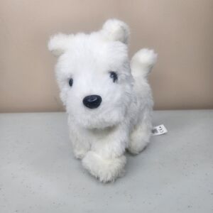 American Girl Coconut Chip Westie Dog Plush 2014 Jointed Limbs